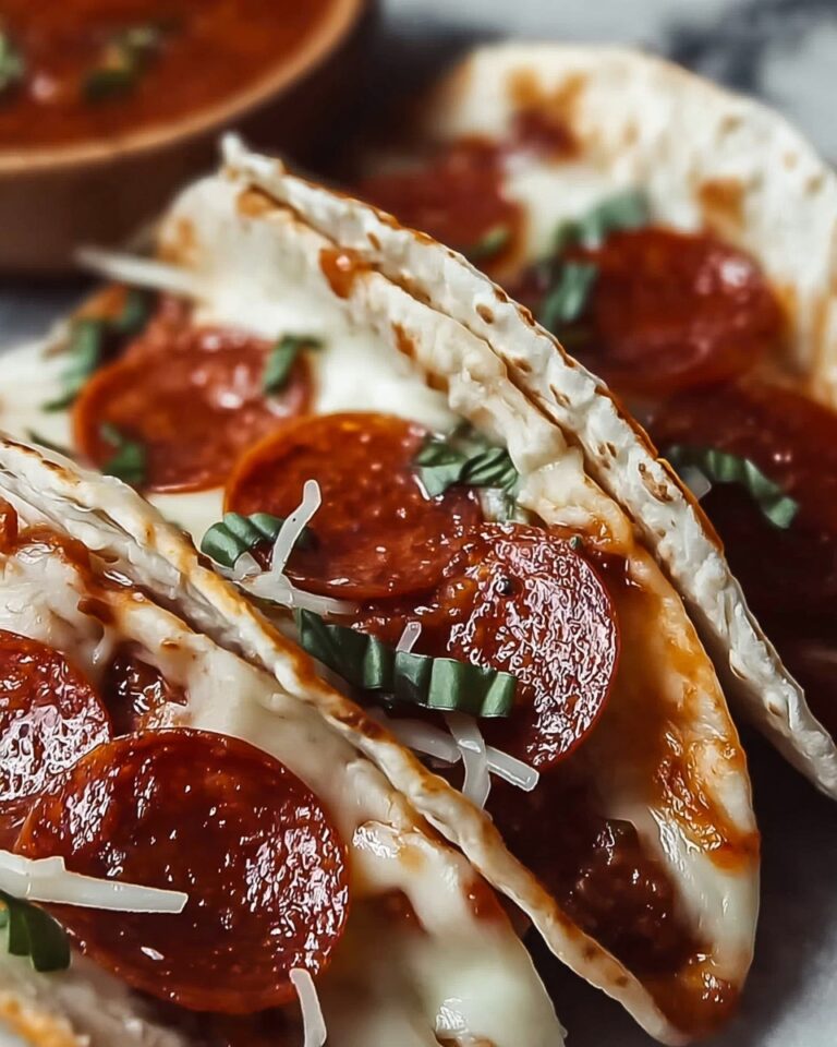 Pepperoni Pizza Tacos Recipe