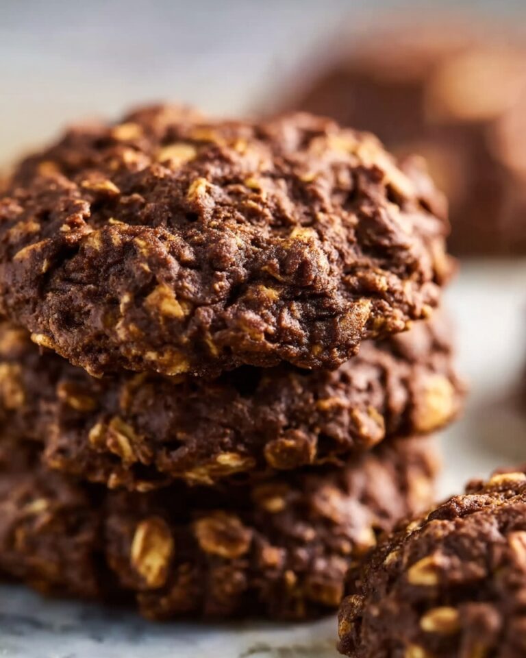 Chocolate No-Bake Cookies with Peanut Butter Recipe