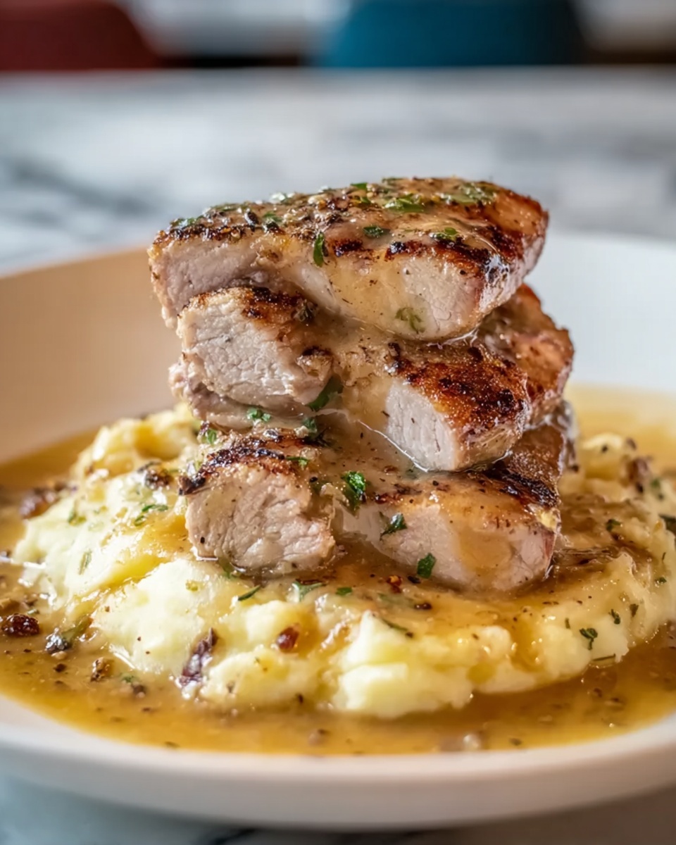 Garlic Parmesan Chicken & Steak Bake with Cheesy Loaded Mashed Potatoes Recipe - Recipe Image