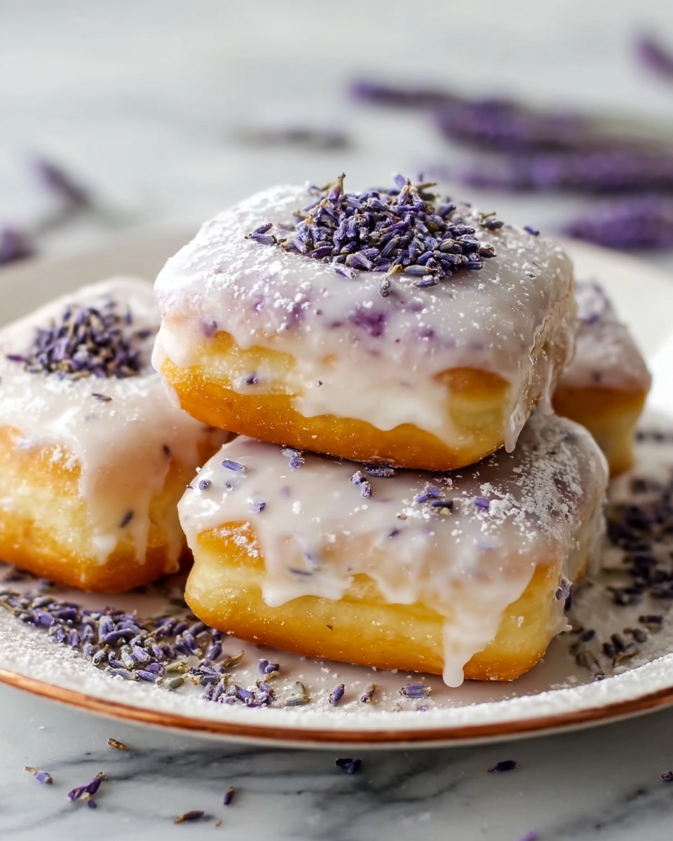 Vegan Lavender Vanilla Bean French Beignets Recipe - Recipe Image