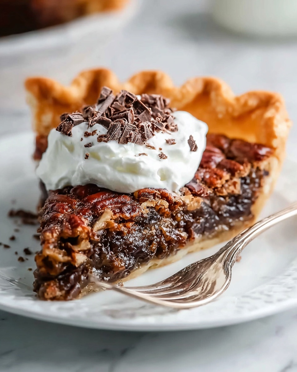 Dark Chocolate Pecan Pie Recipe - Recipe Image