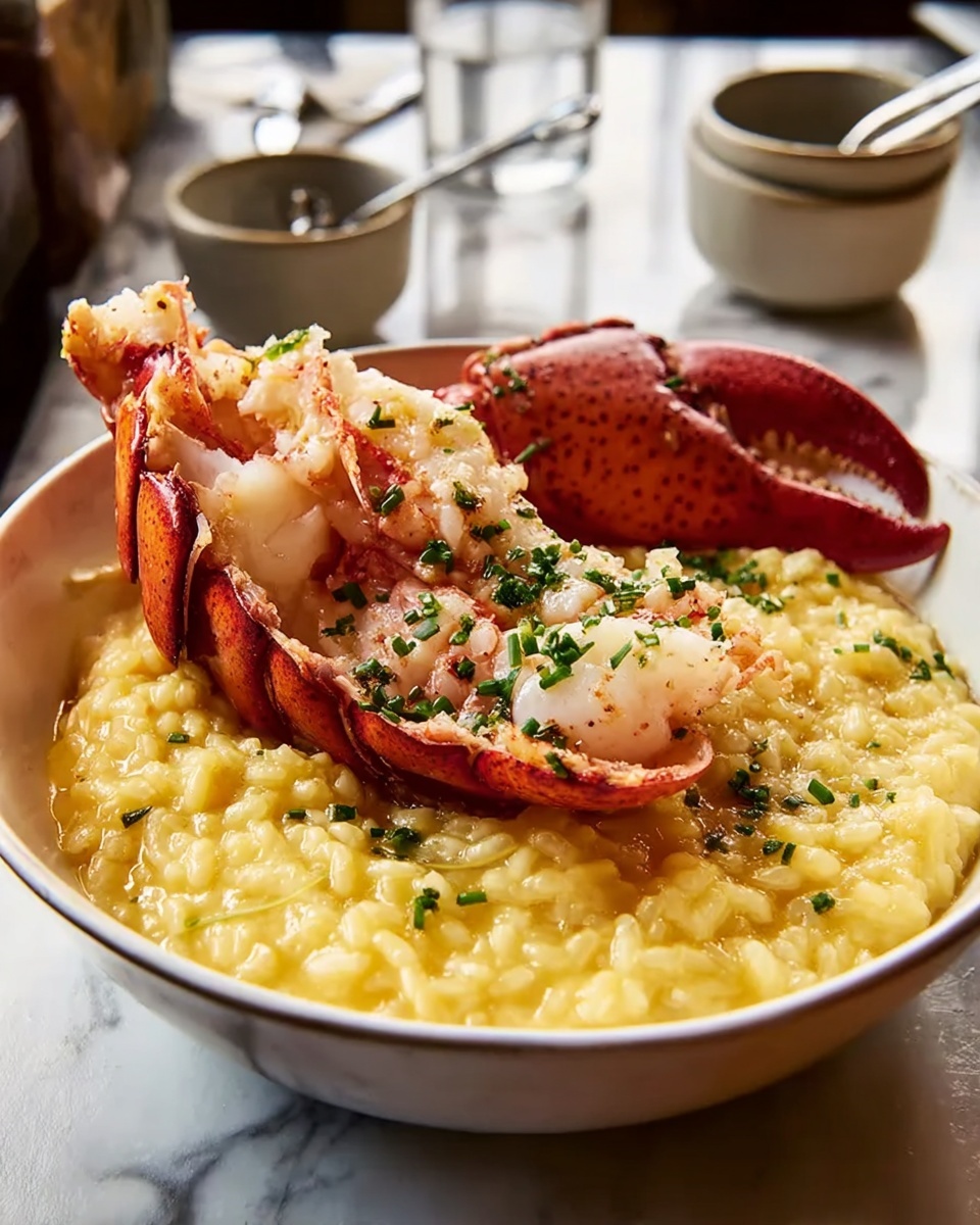 Butter Poached Lobster Risotto Recipe - Recipe Image