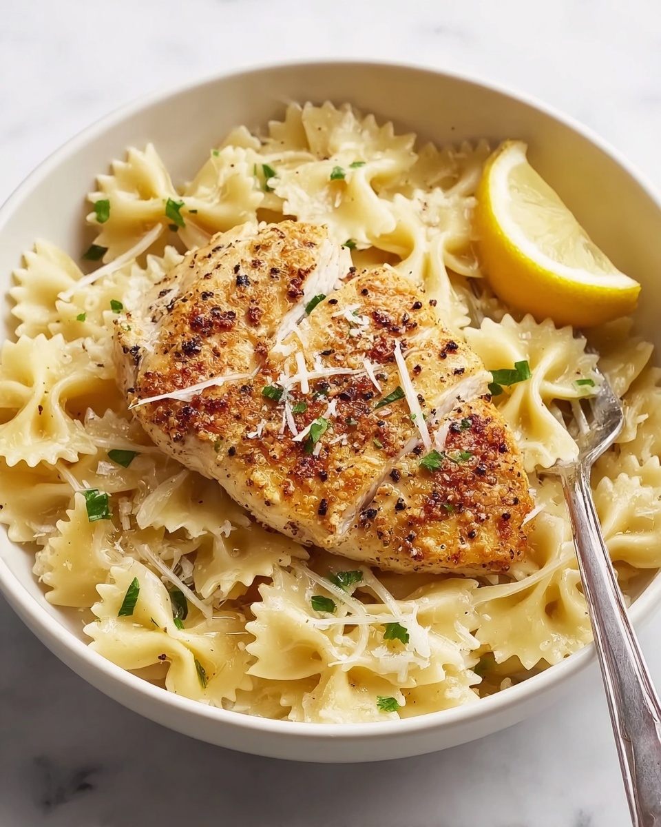 Lemon Chicken Pasta Recipe - Recipe Image