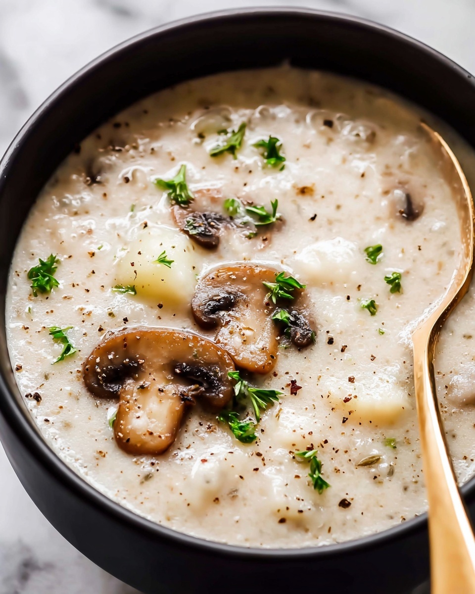 Easy Cream of Mushroom Soup Recipe - Recipe Image