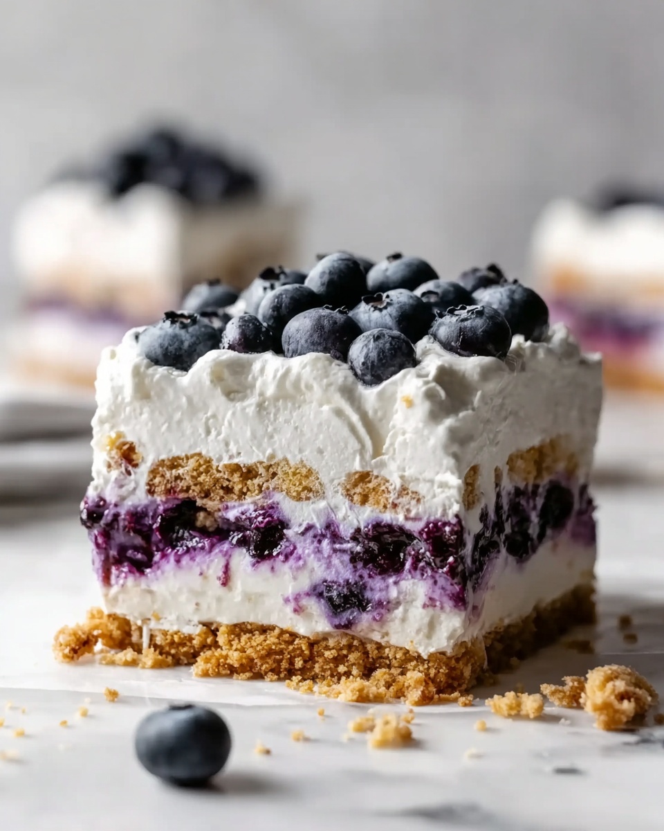 Lemon Blueberry Icebox Cake Recipe - Recipe Image