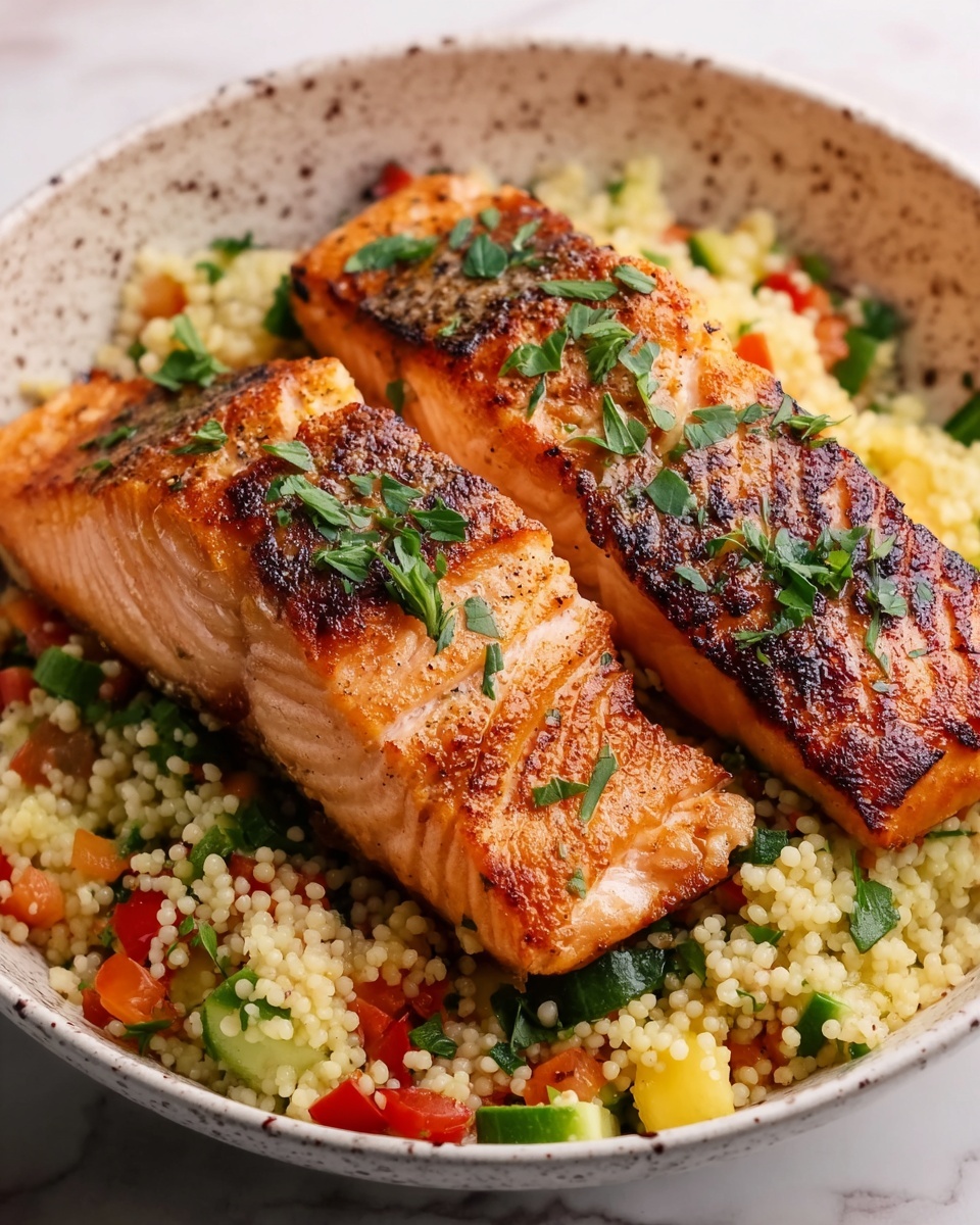 Salmon and Couscous Bowl Recipe - Recipe Image