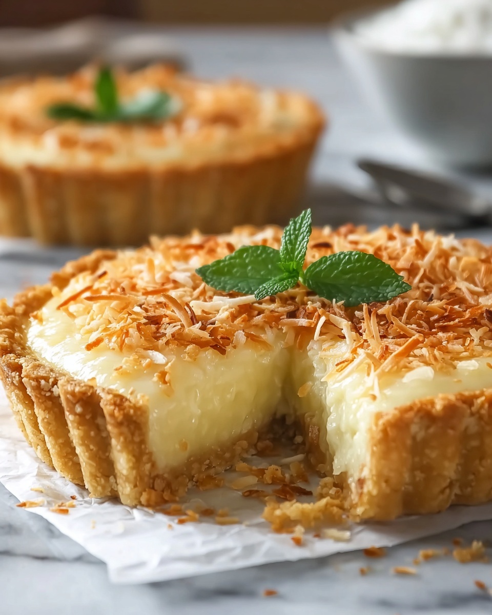 Mini Coconut Cream Pie Recipe - Recipe Image
