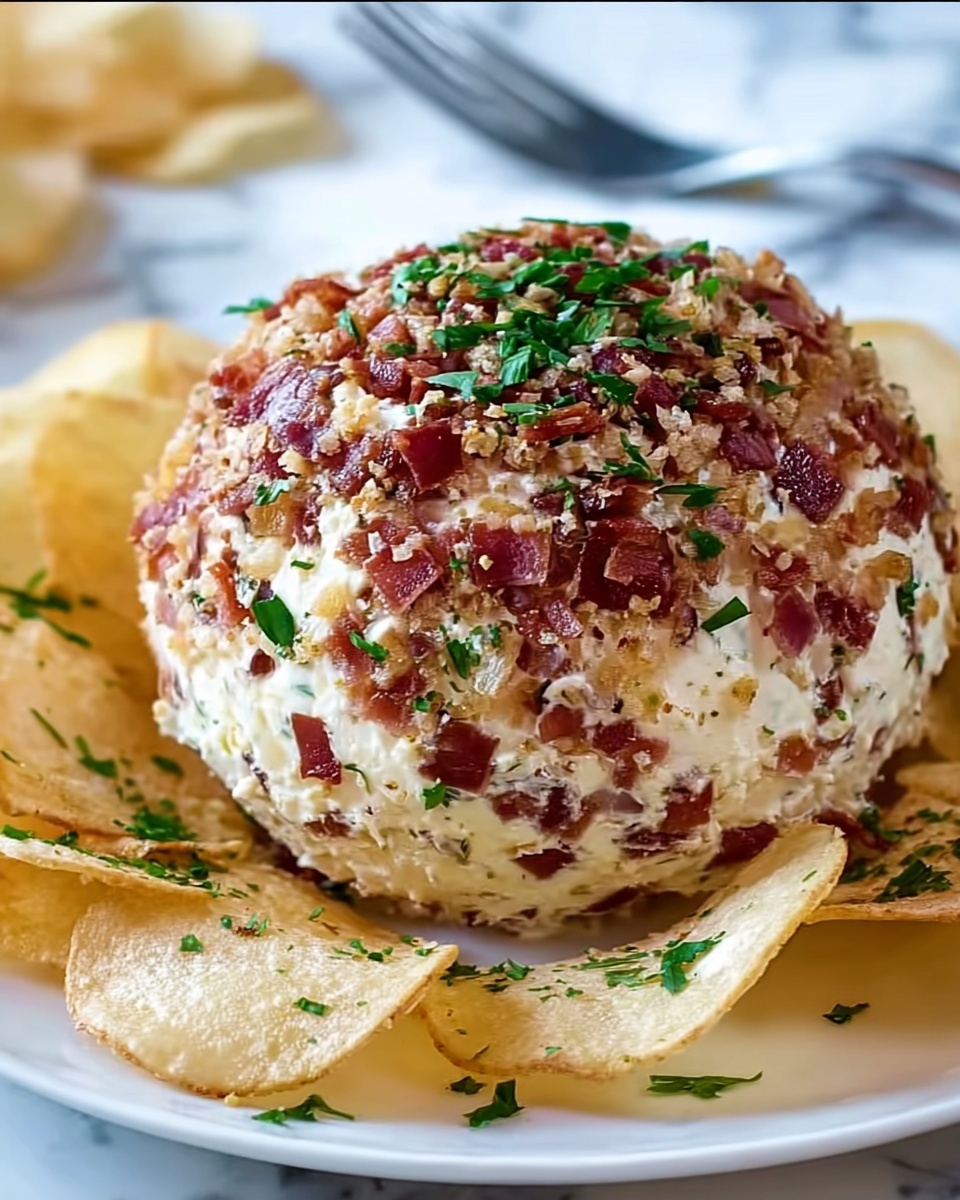 Chipped Beef Cheese Ball Recipe - Recipe Image