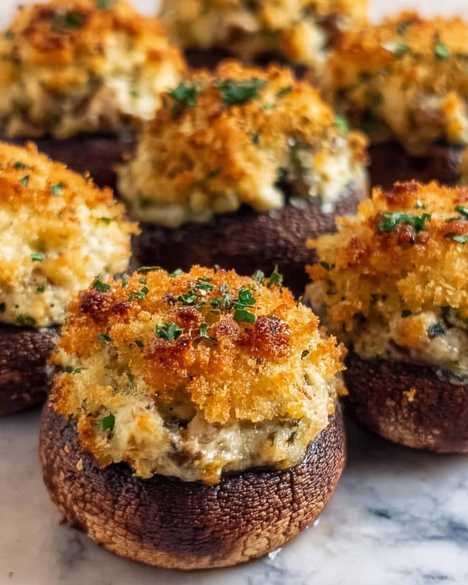 Stuffed Mushrooms: A Perfect Appetizer or Side Dish Recipe - Recipe Image