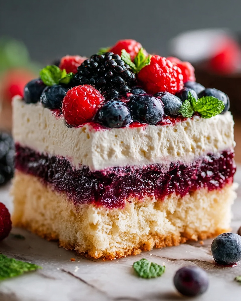Summer Berry Cake Recipe - Recipe Image