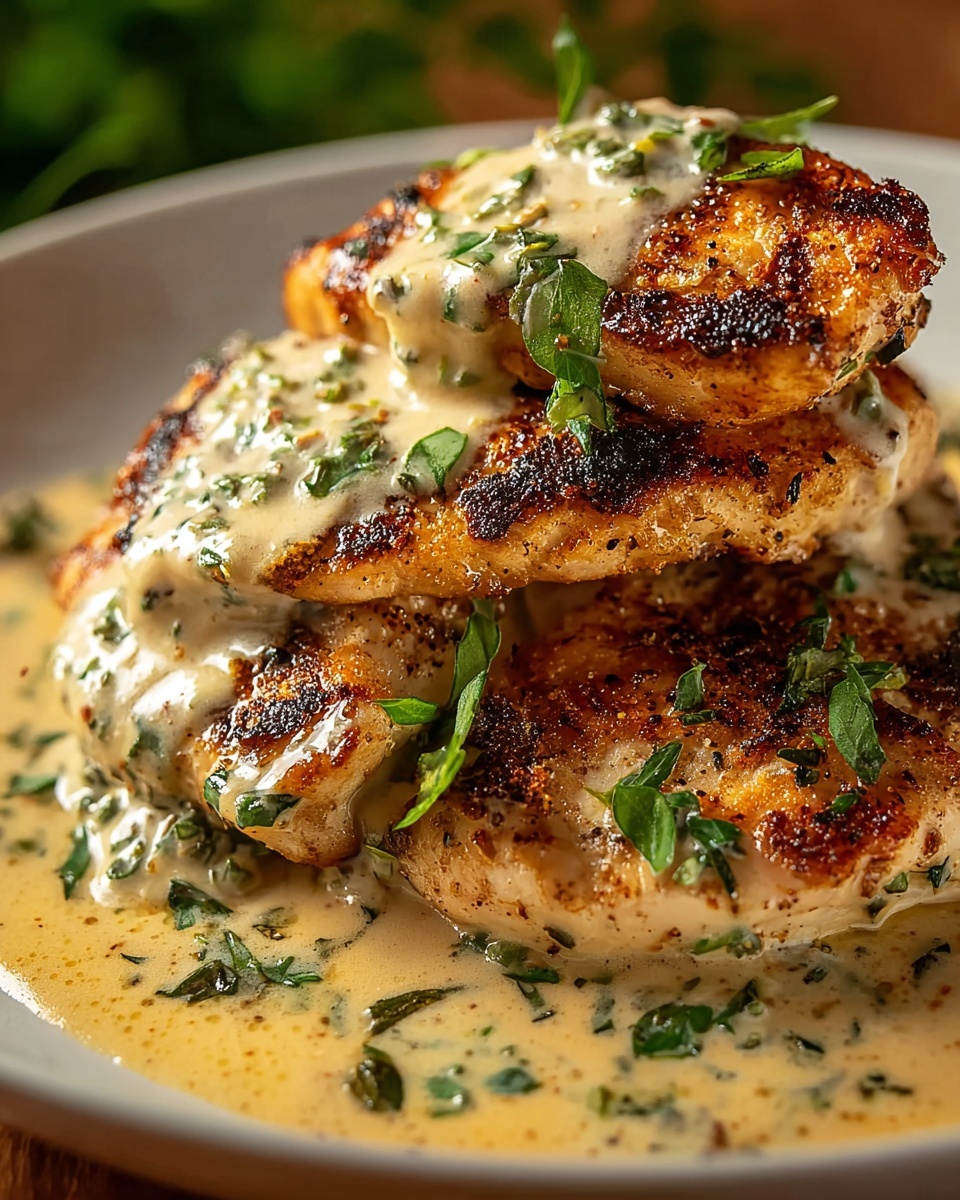 Chicken in Boursin Garlic Herb Cream Sauce Recipe - Recipe Image