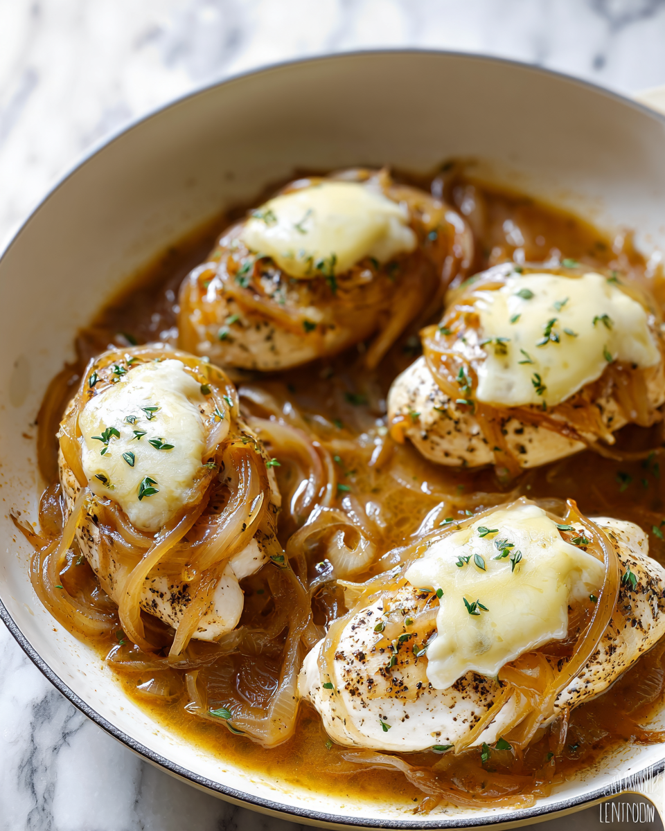 French Onion Chicken Recipe - Recipe Image