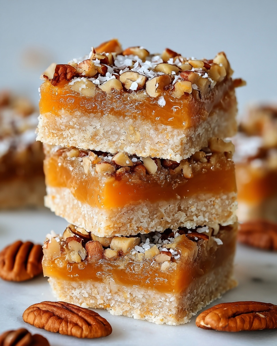 Apricot Coconut Pecan Bars Recipe - Recipe Image