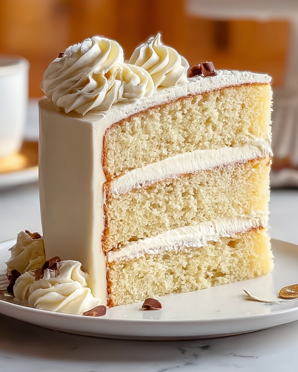 Luscious White Velvet Cake Recipe - Recipe Image