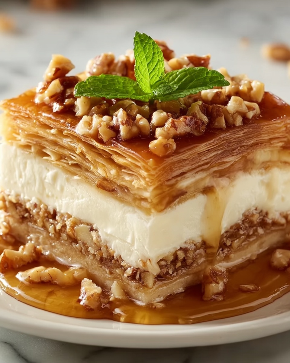 Baklava and Cheesecake Fusion Recipe - Recipe Image