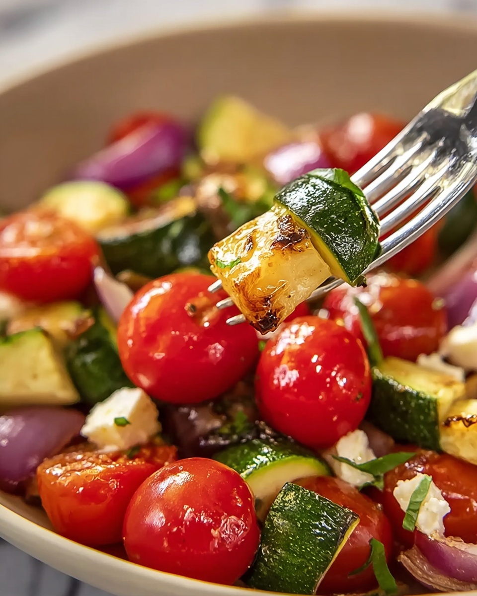 Air Fryer Greek Chicken and Veggies Recipe - Recipe Image