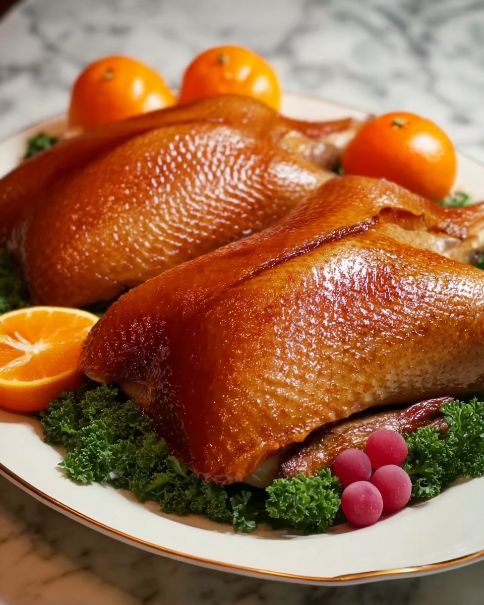 Roast Duck with Orange Glaze Recipe - Recipe Image