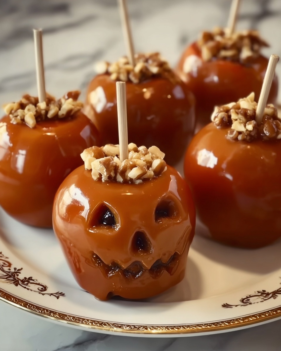 Candied Apples for Halloween Recipe - Recipe Image