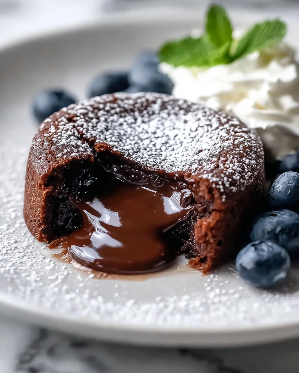 Decadent Air Fryer Chocolate Lava Cakes Recipe - Recipe Image