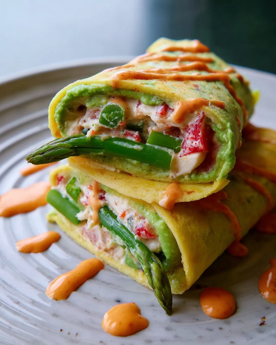 Effortless Veggie Omelette Roll Recipe - Recipe Image