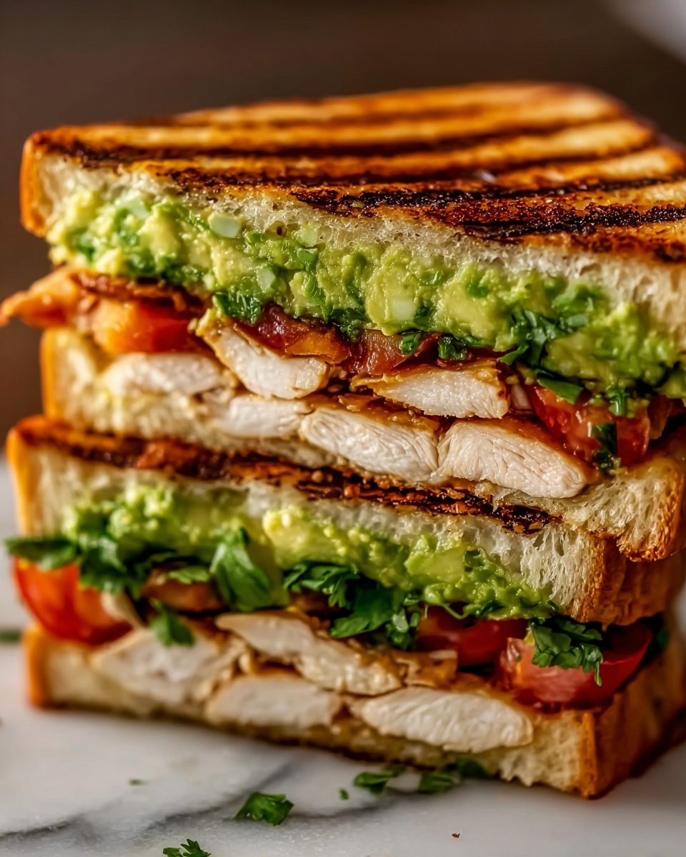 Chicken Avocado Melt Sandwich Recipe - Recipe Image