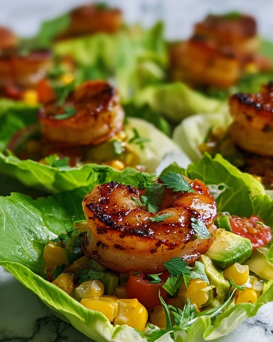 Healthy Taco Shrimp Lettuce Wraps: A Fresh Twist on Tacos Recipe - Recipe Image