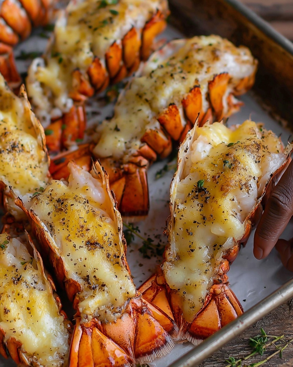 Garlic Butter Baked Lobster Tails Recipe - Recipe Image