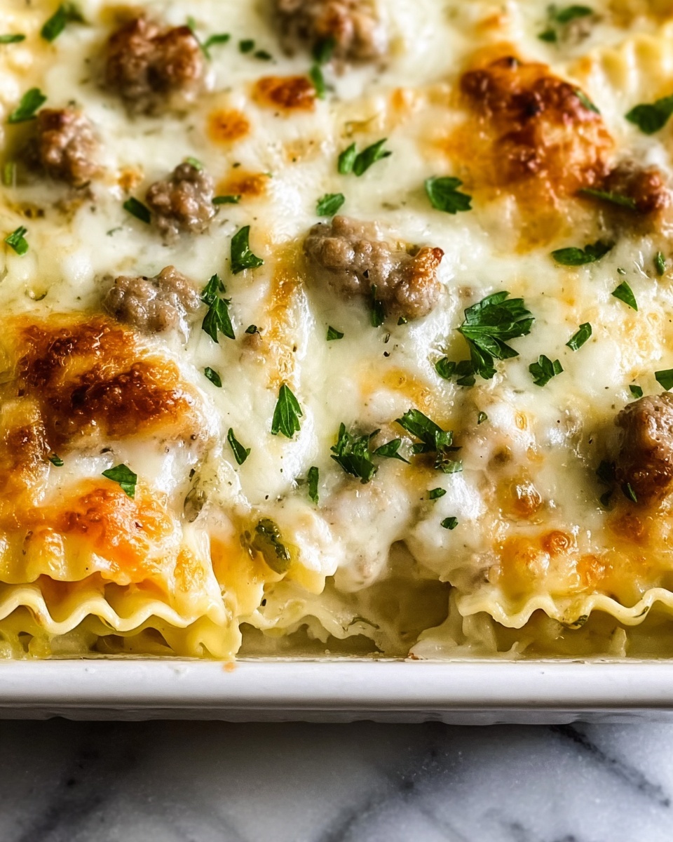 Sausage Alfredo Ravioli Lasagna Recipe - Recipe Image