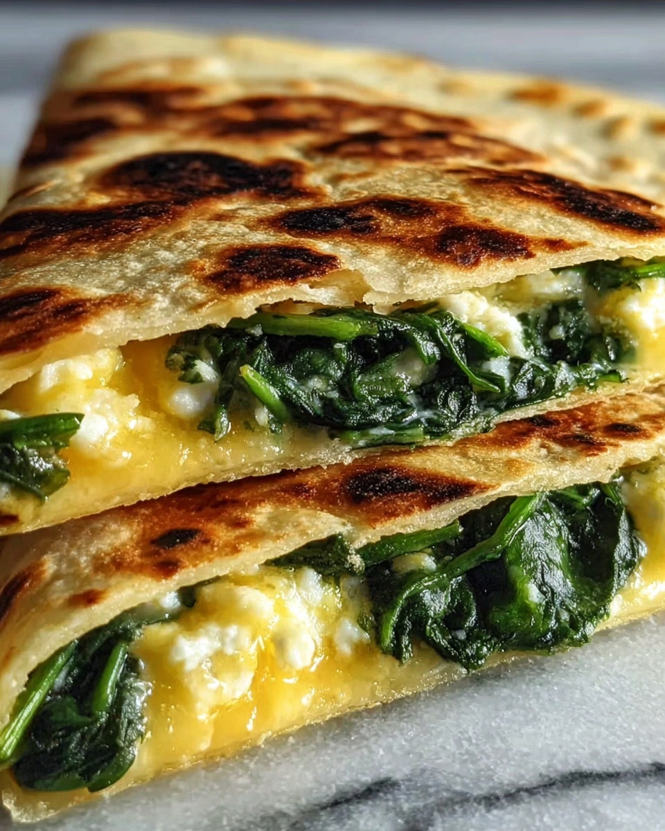 Spinach Feta Quesadillas Recipe - Recipe Image