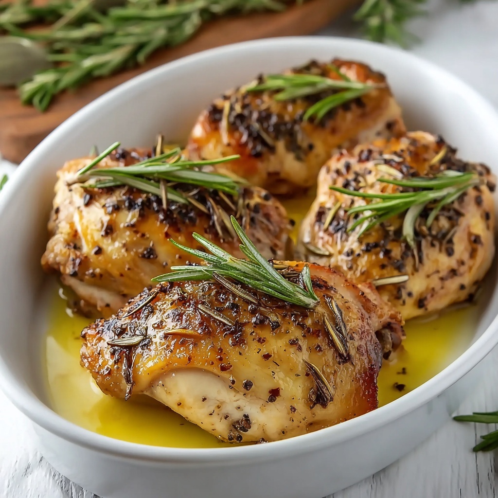 Heart-Healthy Rosemary Chicken Dijon Recipe - Recipe Image
