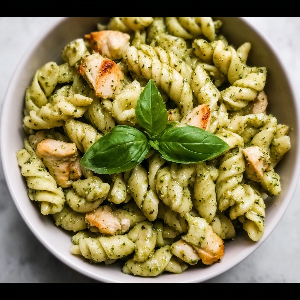 Creamy Chicken Pesto Pasta Recipe - Recipe Image