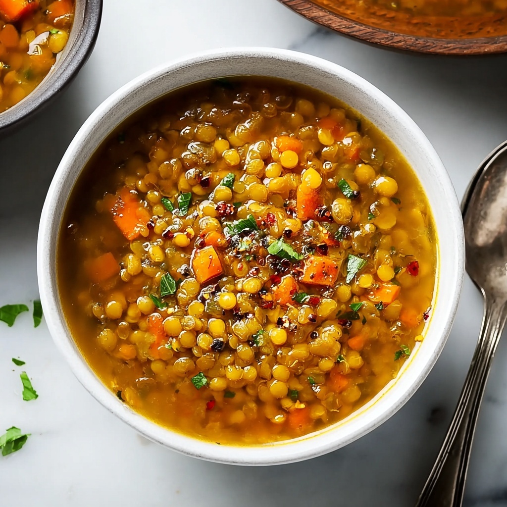 Hearty Lentil Soup with Ground Beef Recipe - Recipe Image