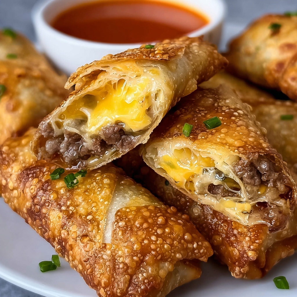 Philly Cheesesteak Egg Rolls Recipe - Recipe Image