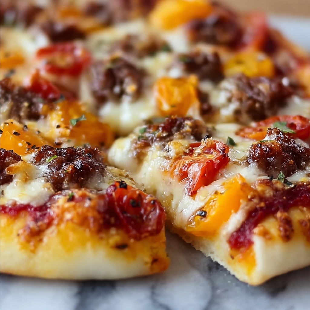 Pizza-Flavored Burgers Recipe - Recipe Image