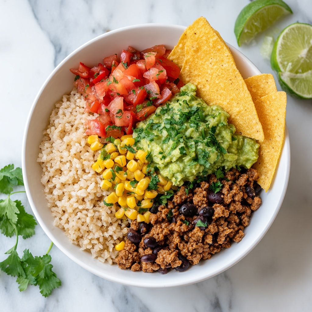 Healthy Turkey Taco Bowl Rezept Recipe - Recipe Image