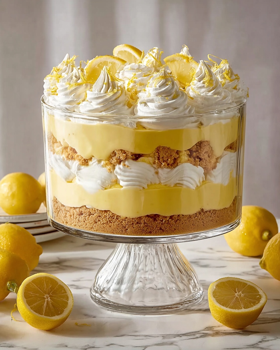 Outrageous Lemon Lovers Trifle Recipe - Recipe Image