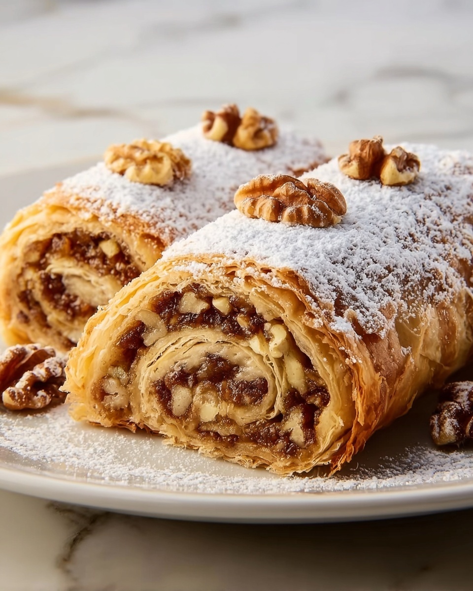 Italian Nut Roll Cookies Recipe - Recipe Image
