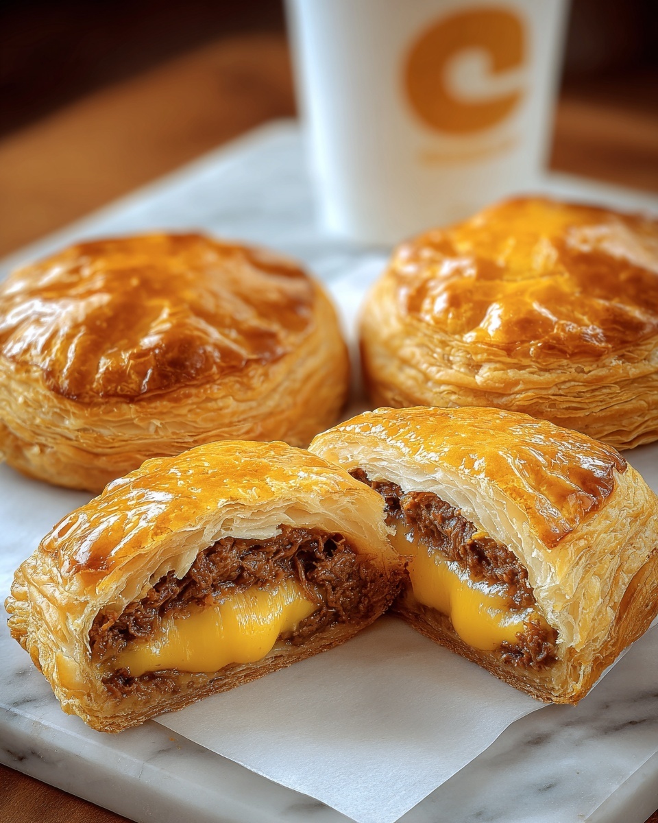 Brisket & Smoked Cheese Pies Recipe - Recipe Image