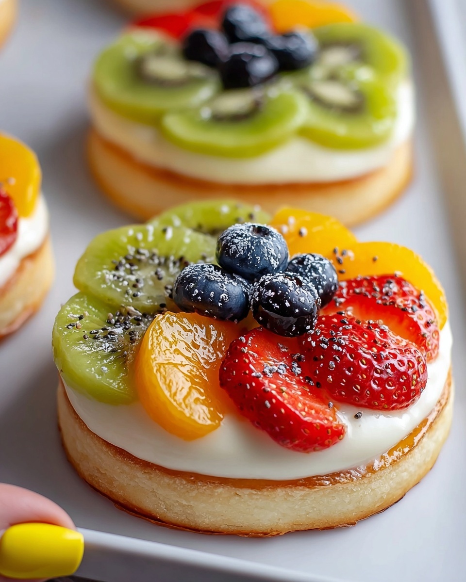 Healthy Breakfast for Kids: Bagel Fruit Pizzas Recipe - Recipe Image