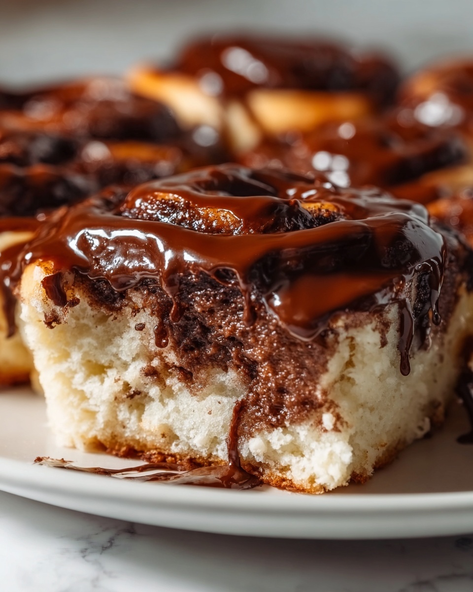Irresistible Chocolate Cinnamon Rolls : Soft, Gooey & Rich Recipe - Recipe Image