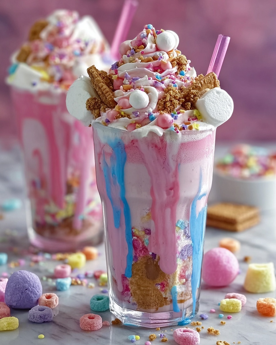 Unicorn Fantasy Freakshakes Recipe - Recipe Image