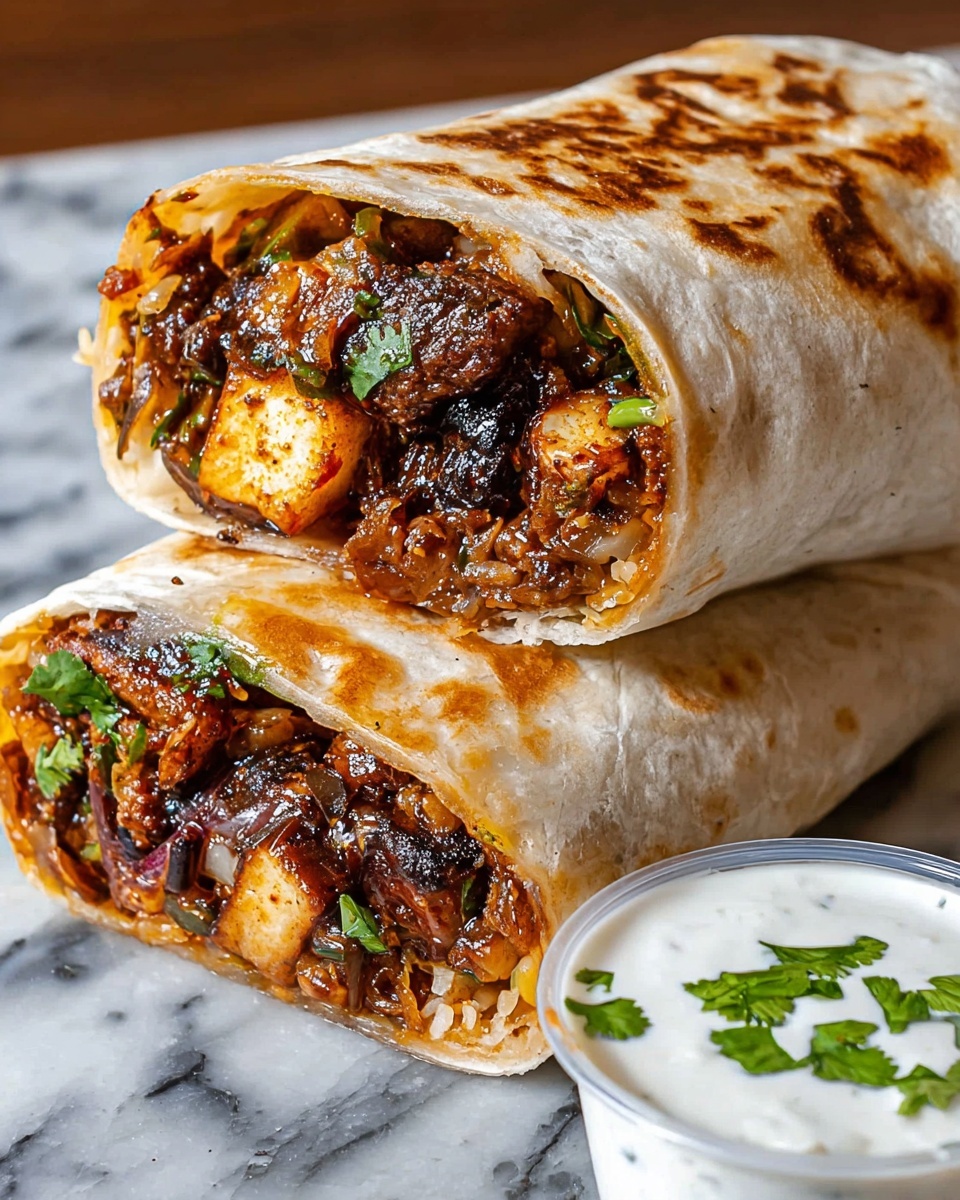 Chile Colorado Burritos Recipe - Recipe Image