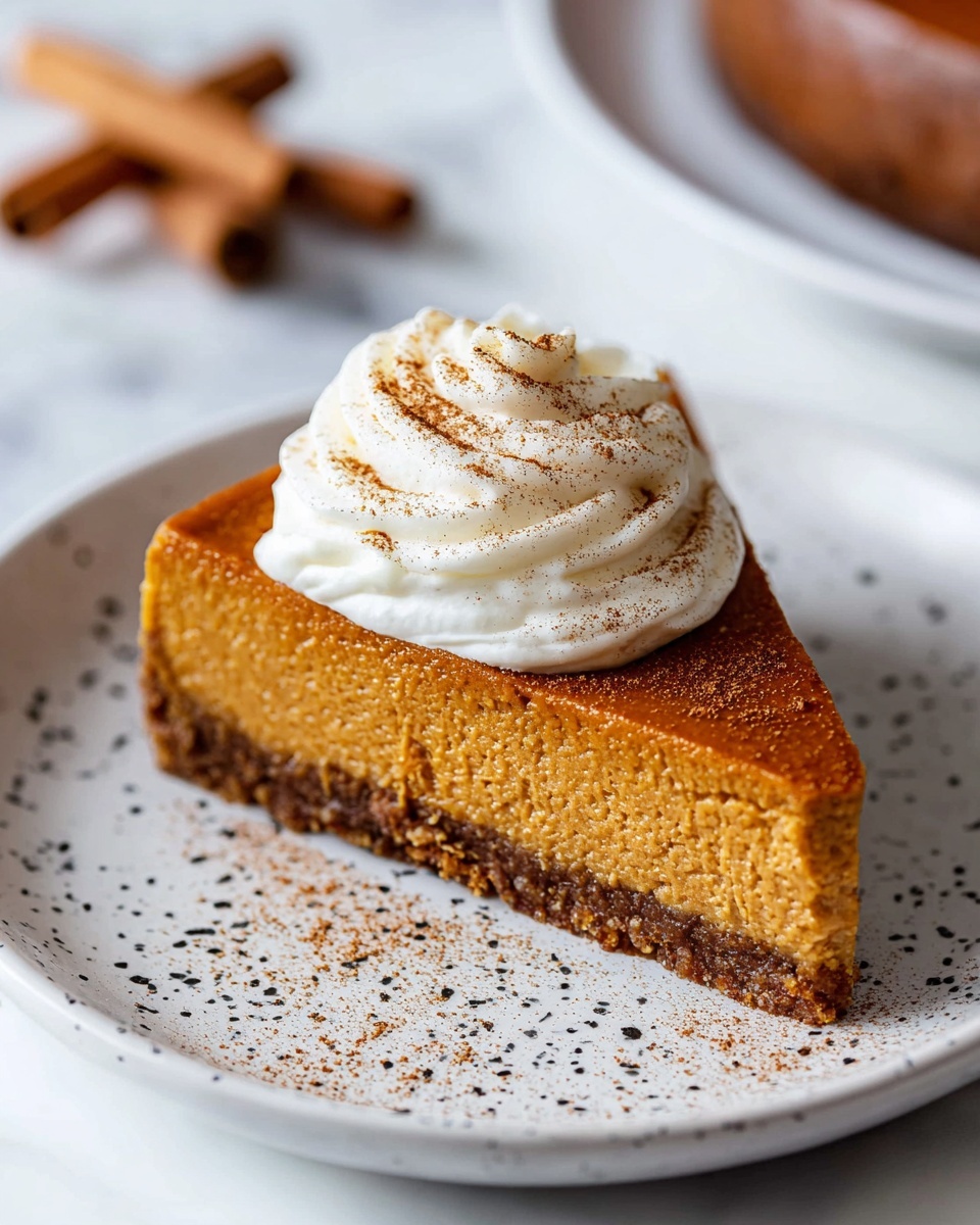 Crustless Pumpkin Pie Recipe - Recipe Image