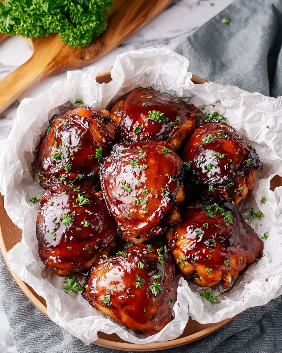 Slow Cooker BBQ Chicken Thighs Recipe - Recipe Image