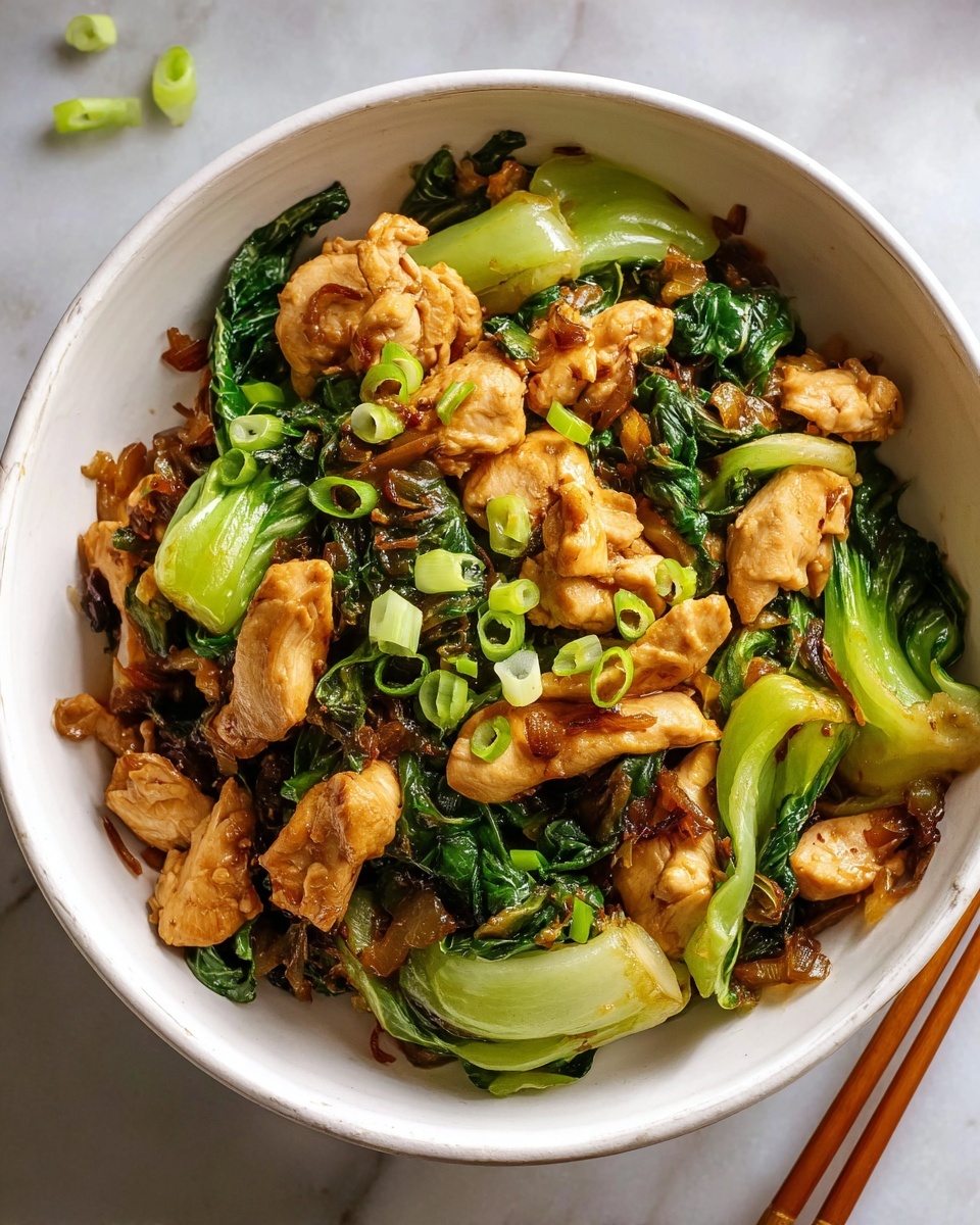 Chinese Chicken and Napa Cabbage Stir-Fry Recipe - Recipe Image