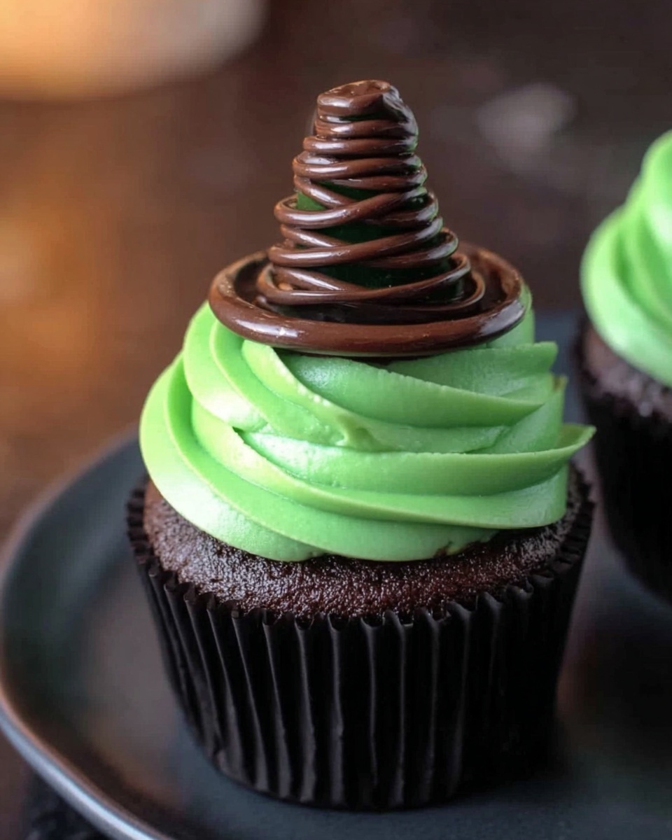 Halloween Witch Hat Cupcakes Recipe - Recipe Image