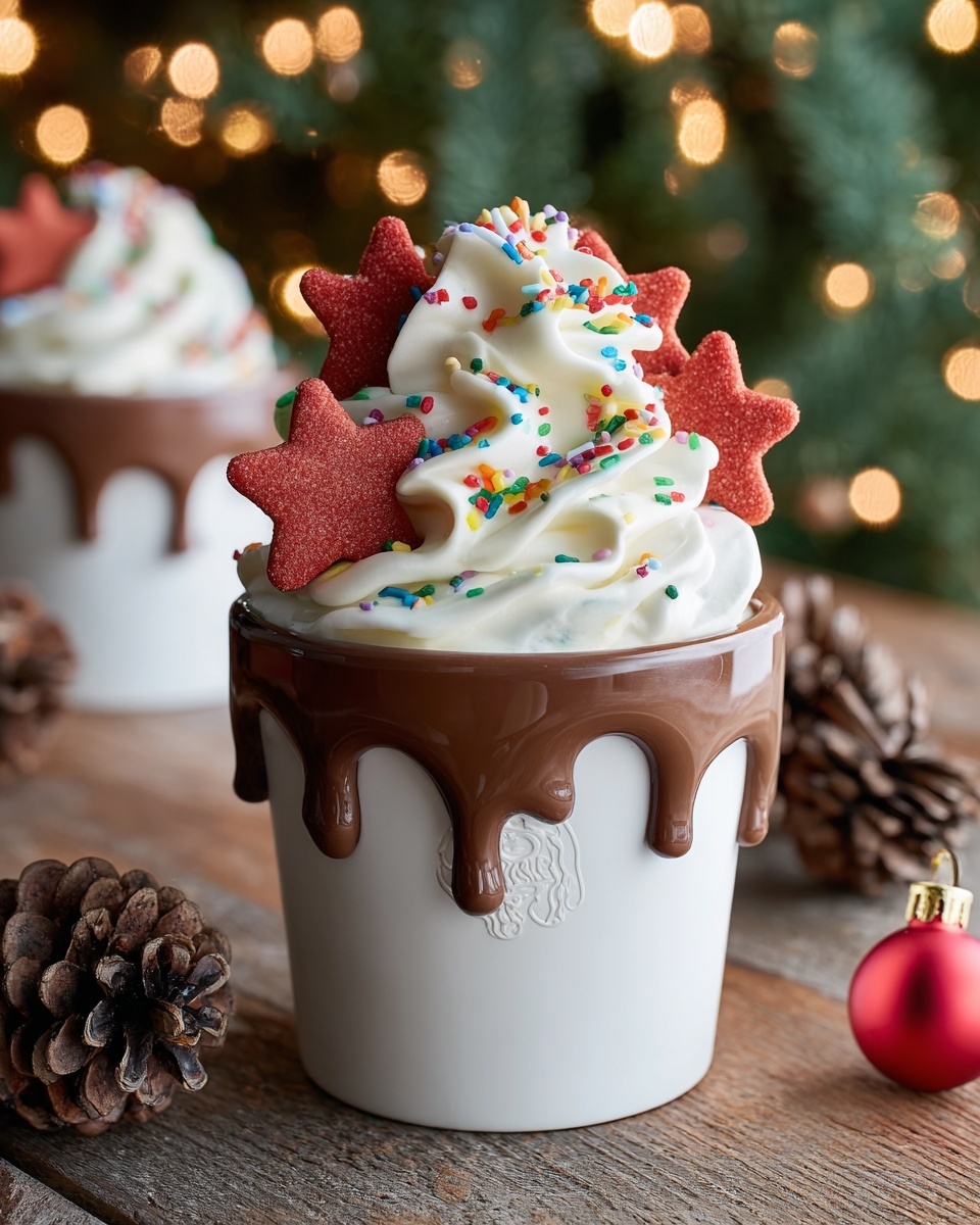Christmas Chocolate Hot Cups Recipe - Recipe Image