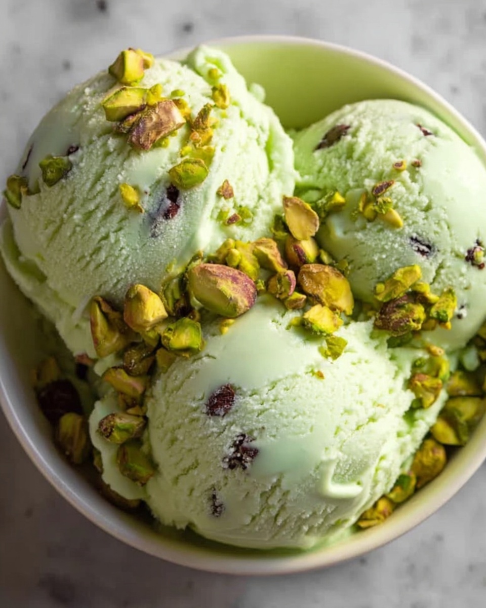 Creamy Pistachio Ice Cream Recipe - Recipe Image