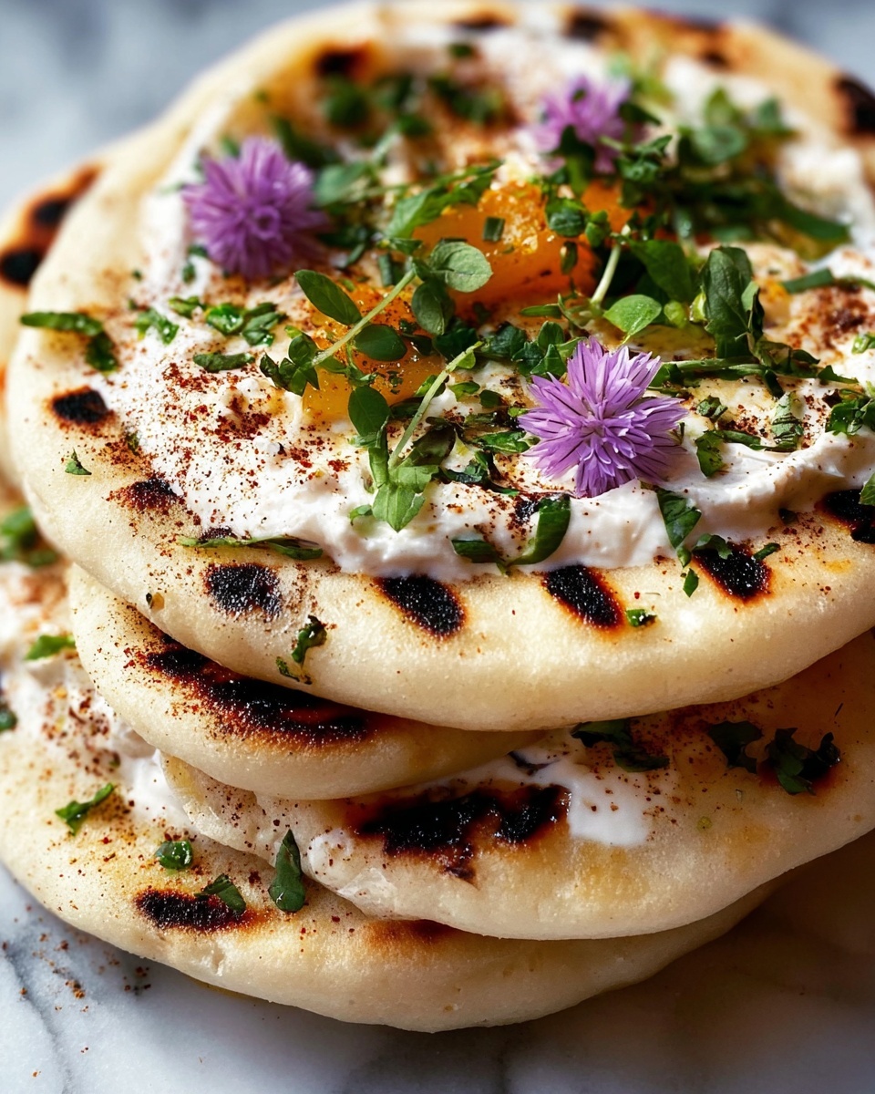 Grilled Naan (Indian Flatbread) Recipe - Recipe Image