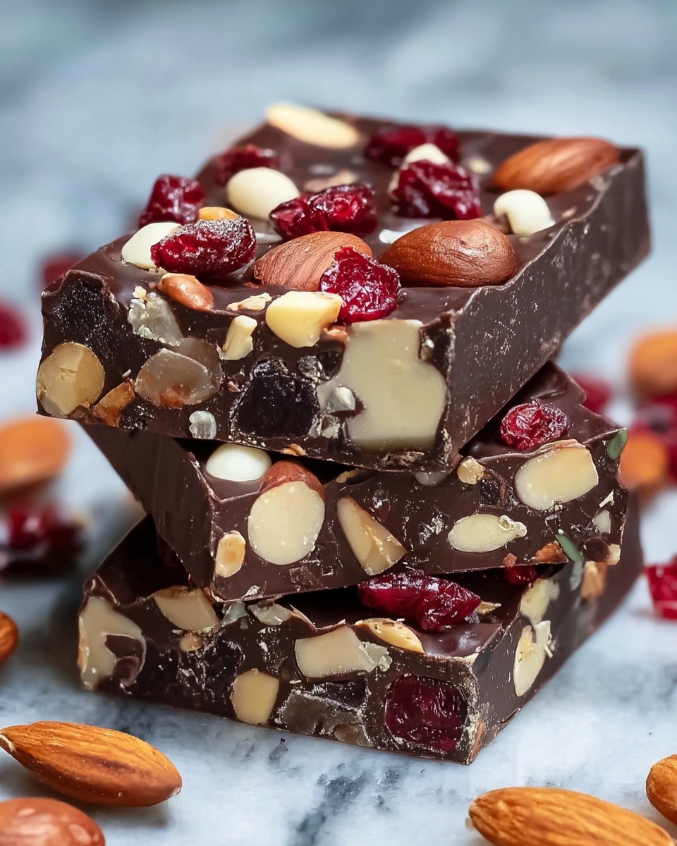 Chocolate Fruit and Nut Bars Recipe - Recipe Image